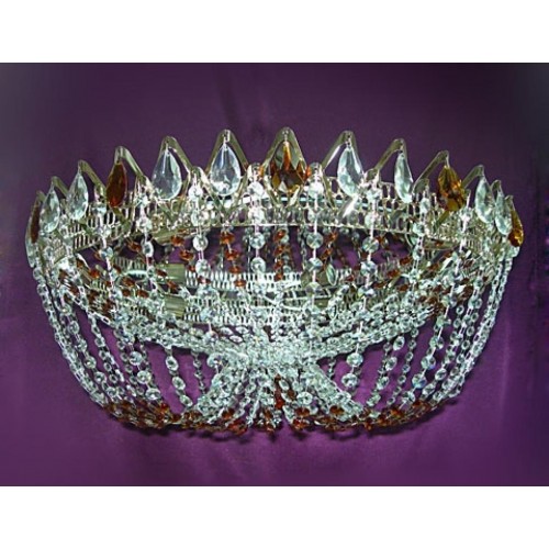 Люстра Водоворот Элит-Купол Цветной в Химках Гусь Хрустальный