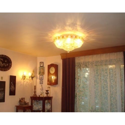 Люстра Кольцо Классика цветная в Химках Гусь Хрустальный