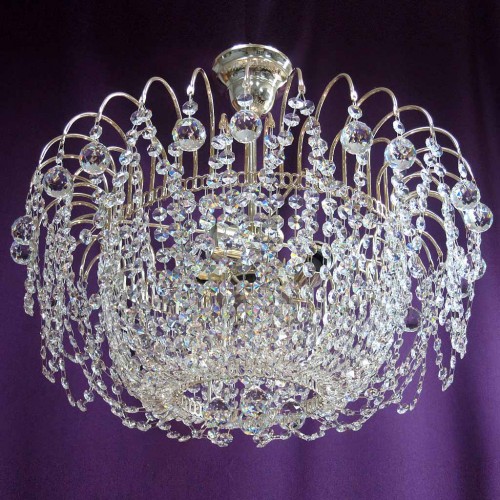 Люстра Акация подвесная шар 30 мм в Химках Гусь Хрустальный