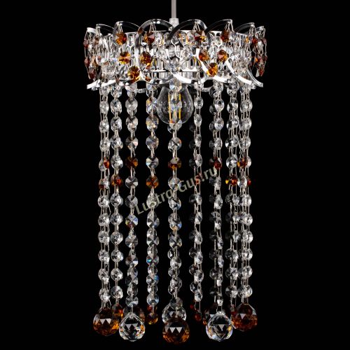 Барная люстра Астра №1 шар 30 длинная Чайная в Химках Гусь Хрустальный