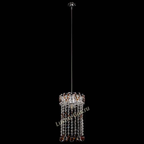 Барная люстра Астра №1 шар 30 длинная Чайная в Химках Гусь Хрустальный