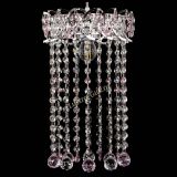 Барная люстра Астра №1 шар 30 длинная Розовая в Химках