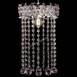 Барная люстра Астра №1 шар 30 длинная Розовая в Химках