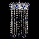 Барная люстра Астра №1 шар 30 длинная Синяя в Химках Барная люстра Астра №1 шар 30 длинная Синяя в Химках