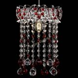 Барная люстра Астра №1 шар 30 красная в Химках