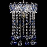 Барная люстра Астра №1 шар 30 синяя в Химках