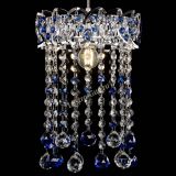 Барная люстра Астра №1 шар 30 синяя в Химках