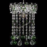 Барная люстра Астра №1 шар 30 зеленая в Химках