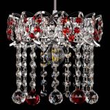 Барная люстра Астра №1 шар красная в Химках