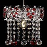 Барная люстра Астра №1 шар красная в Химках