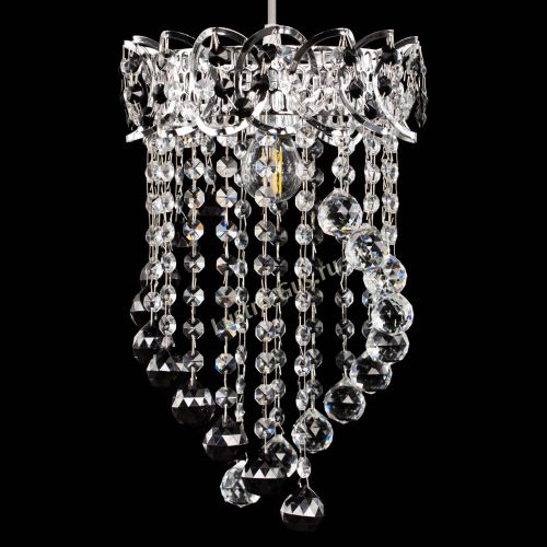 Барная люстра Астра №1 Сигма черная в Химках Гусь Хрустальный