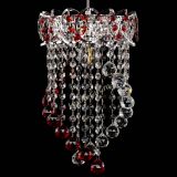 Барная люстра Астра №1 Сигма красная в Химках