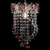 Барная люстра Астра №1 Сигма красная в Химках