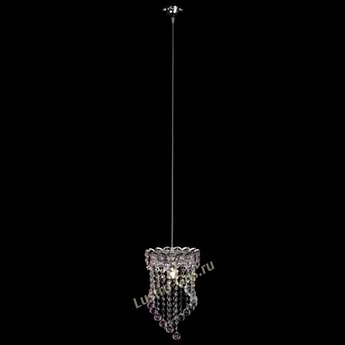 Барная люстра Астра №1 Сигма розовая в Химках Гусь Хрустальный