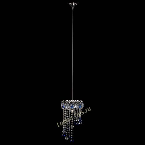 Барная люстра Астра №1 винтаж Синяя в Химках Гусь Хрустальный
