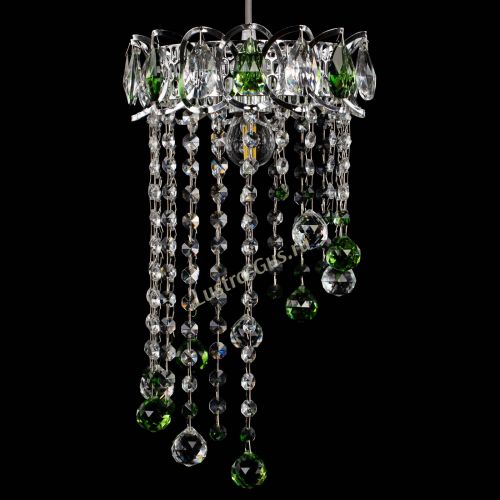 Барная люстра Астра №1 винтаж Зеленая в Химках Гусь Хрустальный