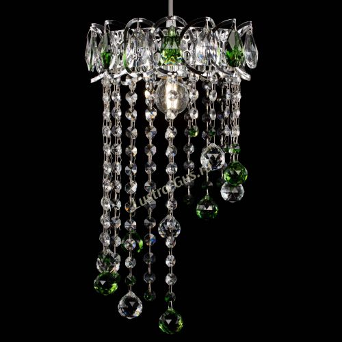 Барная люстра Астра №1 винтаж Зеленая в Химках Гусь Хрустальный