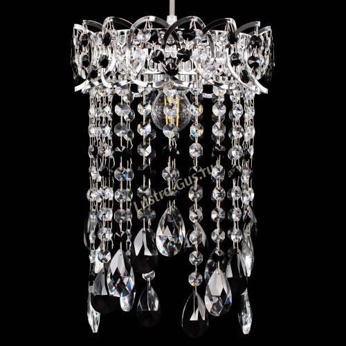 Барная люстра Астра №1 журавлик Черная в Химках Гусь Хрустальный