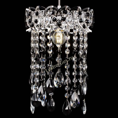 Барная люстра Астра №1 журавлик Черная в Химках Гусь Хрустальный