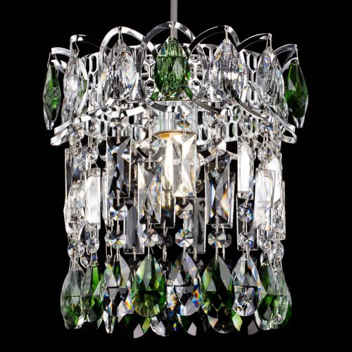 Барная люстра Астра №1 зеленая в Химках Гусь Хрустальный