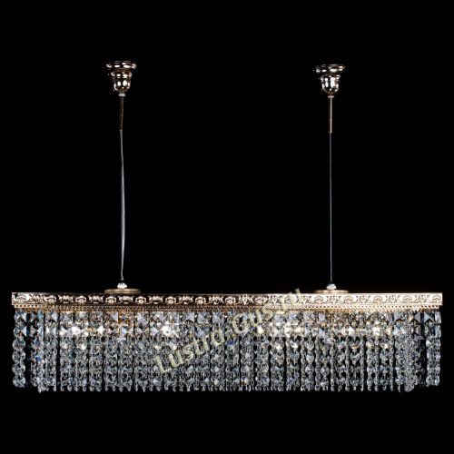 Барная люстра Прямоугольник №4 Антик в Химках Гусь Хрустальный