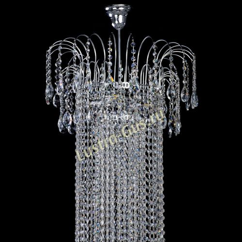 Люстра Агата длинная в Химках Гусь Хрустальный