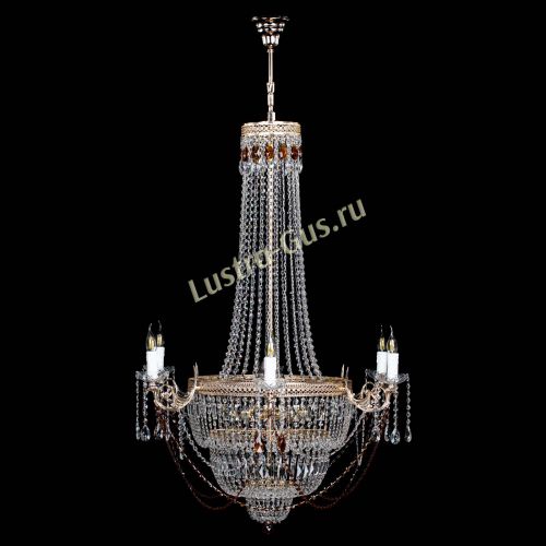 Люстра Елизавета Венеция чайная в Химках Гусь Хрустальный