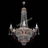 Люстра Елизавета Венеция красная в Химках