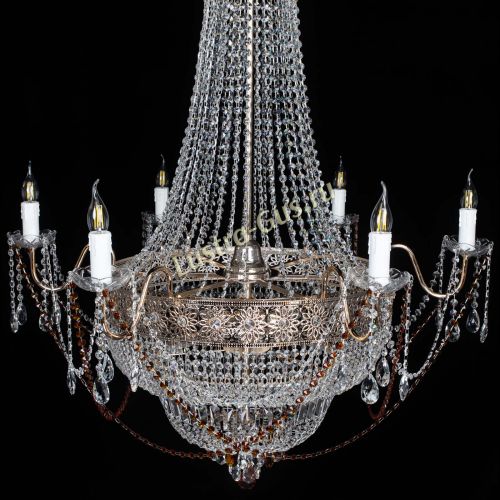 Люстра Елизавета Восток чайная в Химках Гусь Хрустальный