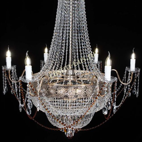 Люстра Елизавета Восток чайная в Химках Гусь Хрустальный