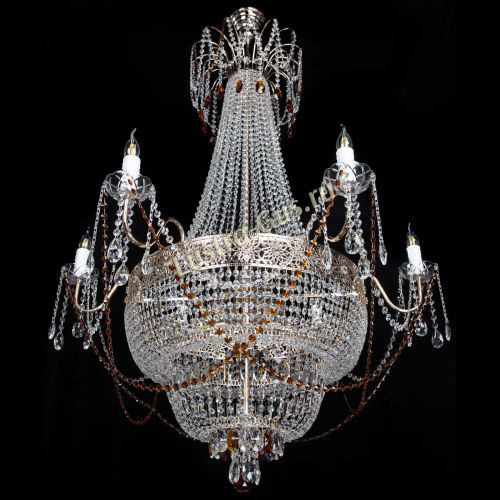 Люстра Елизавета Восток чайная в Химках Гусь Хрустальный