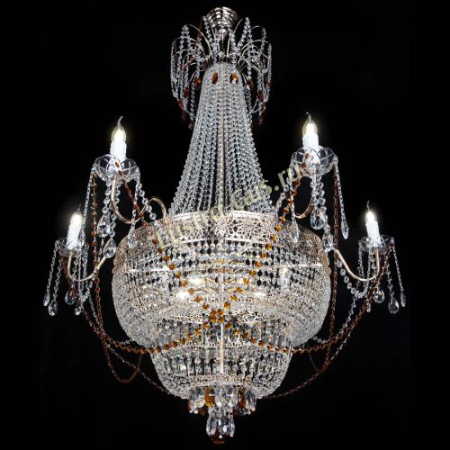 Люстра Елизавета Восток чайная в Химках Гусь Хрустальный