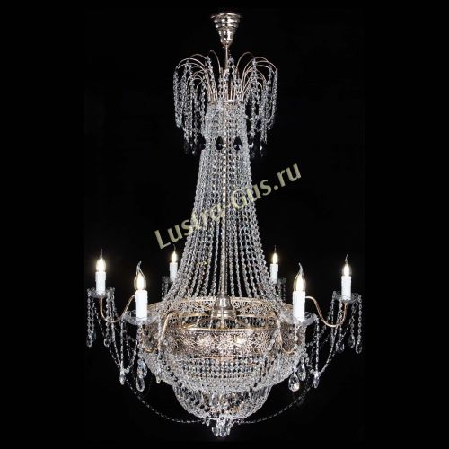 Люстра Елизавета Восток черная в Химках Гусь Хрустальный