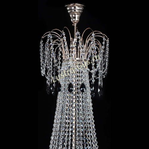 Люстра Елизавета Восток черная в Химках Гусь Хрустальный