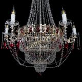 Люстра Елизавета красная в Химках