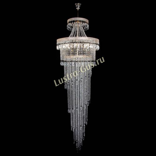 Люстра Флоренция Водопад №8 черная в Химках Гусь Хрустальный