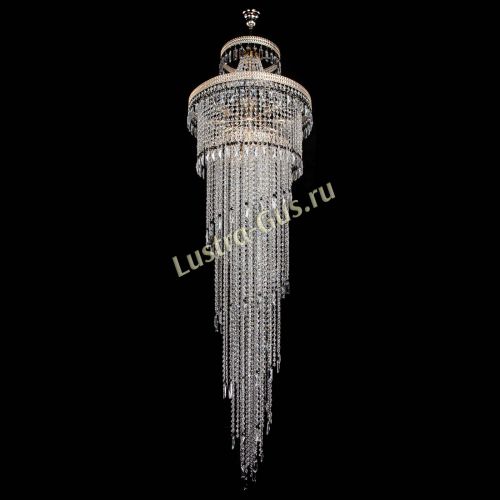 Люстра Флоренция Водопад №8 черная в Химках Гусь Хрустальный