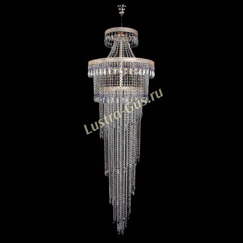 Люстра Флоренция Водопад №8 фиолетовая в Химках Гусь Хрустальный