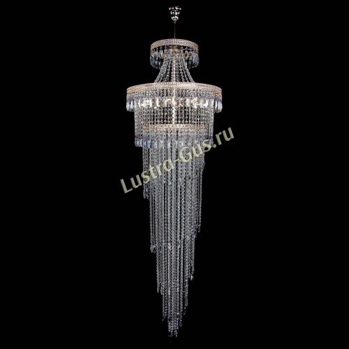 Люстра Флоренция Водопад №8 фиолетовая в Химках Гусь Хрустальный