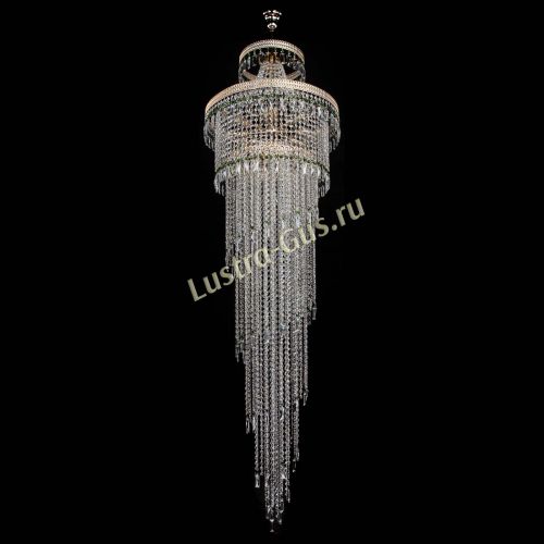 Люстра Флоренция Водопад №8 зеленая в Химках Гусь Хрустальный