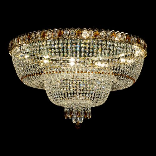 Большая люстра Хрустальный Каскад Дворцовый чайный в Химках Гусь Хрустальный