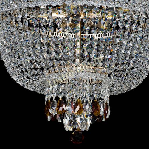 Большая люстра Хрустальный Каскад Дворцовый чайный в Химках Гусь Хрустальный