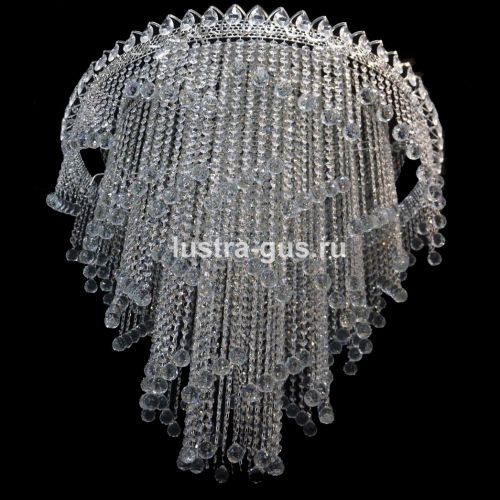 Люстра Капель с нарядом Косинус в Химках Гусь Хрустальный