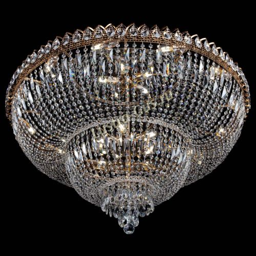 Люстра Хрустальный Каскад №17 с пластинками в Химках Гусь Хрустальный