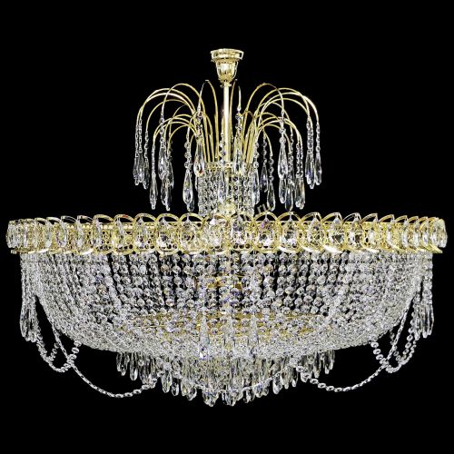 Люстра Хрустальный Каскад №12 Королевский в Химках Гусь Хрустальный