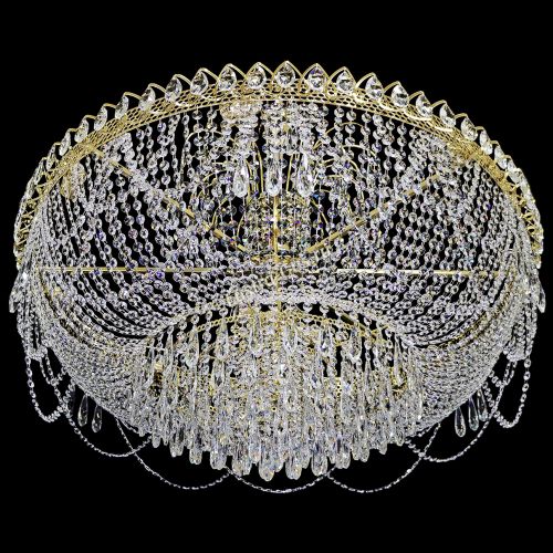 Люстра Хрустальный Каскад №12 Королевский в Химках Гусь Хрустальный