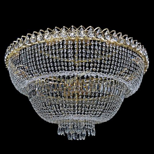 Люстра Хрустальный Каскад №13 2 яруса в Химках Гусь Хрустальный