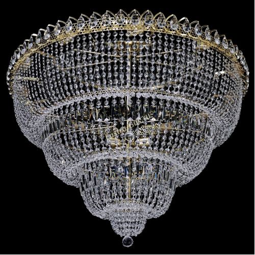 Люстра Хрустальный Каскад №17 3 яруса в Химках Гусь Хрустальный
