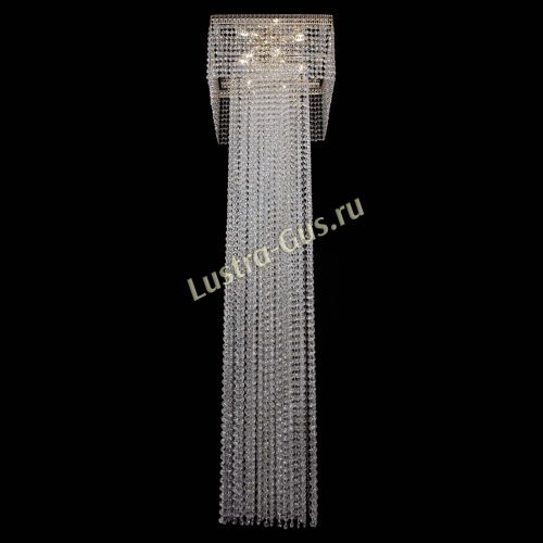 Люстра Колонна Квадрат Длинный в Химках Гусь Хрустальный