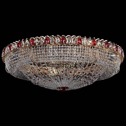 Люстра Кольцо Классика №12 красная в Химках Гусь Хрустальный